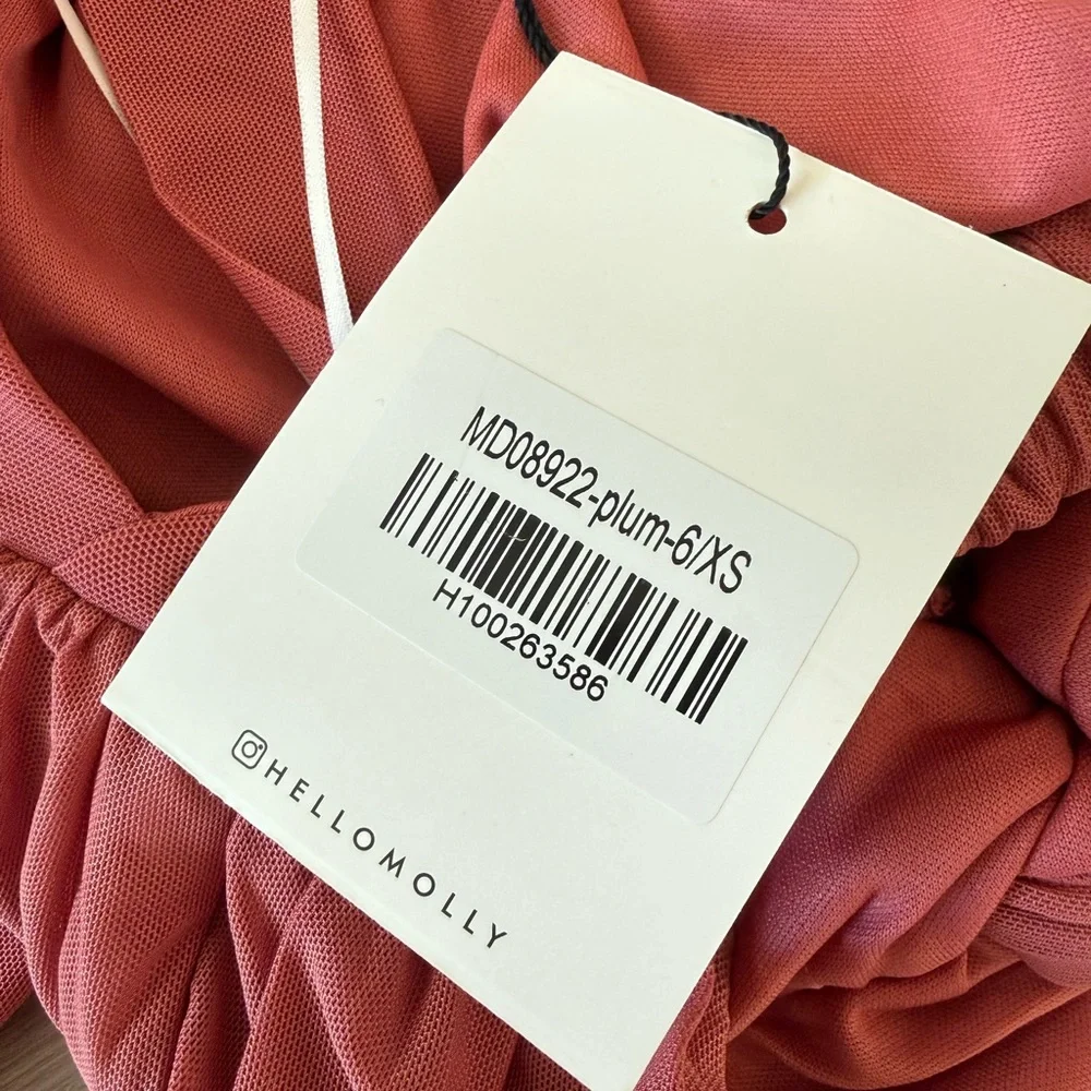 New Hello Molly Plum Maxi Dress - Picture 5 of 5